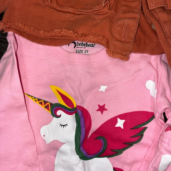 2t-3t Toddler Kids Girl Set of 13 pieces lot jeans, tops, pajamas, jacket - Picture 2 of 15